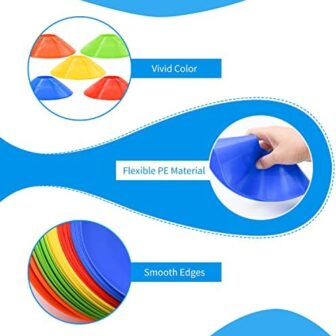 25/50/100/200 Pack Disc Cones, Agility Soccer Cone... - Image 4