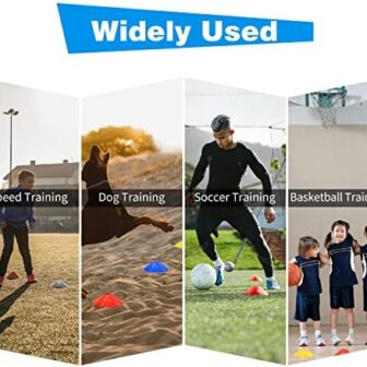 25/50/100/200 Pack Disc Cones, Agility Soccer Cone... - Image 6