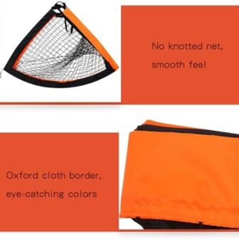 2 Pack 4’ x 3’ Size Portable Kid Soccer Goals for ... - Image 5