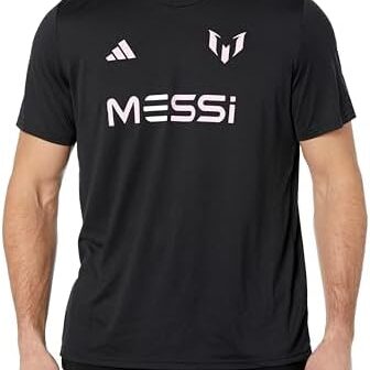 adidas Men's Messi Wordmark Short Sleeve T-Shirt - Image 2