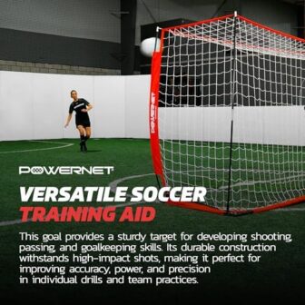 PowerNet Carli Lloyd Soccer Goal, Portable Net Col... - Image 5