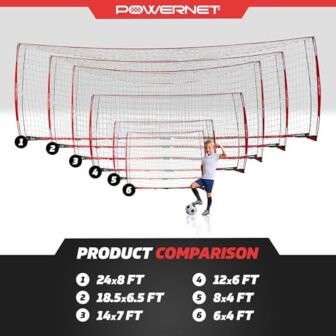 PowerNet Carli Lloyd Soccer Goal, Portable Net Col... - Image 8