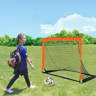 2 Pack 4’ x 3’ Size Portable Kid Soccer Goals for ... - Image 7