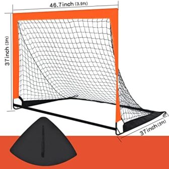 2 Pack 4’ x 3’ Size Portable Kid Soccer Goals for ... - Image 3