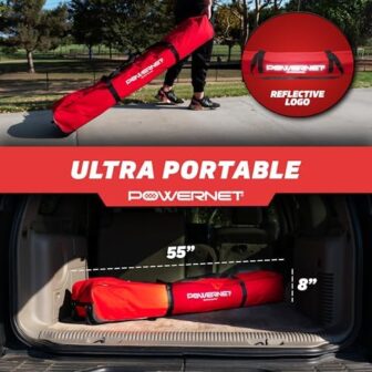 PowerNet Carli Lloyd Soccer Goal, Portable Net Col... - Image 6