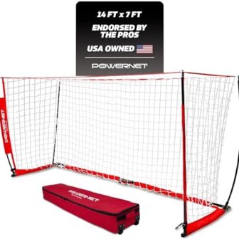 PowerNet Carli Lloyd Soccer Goal, Portable Net Col... - Image 2