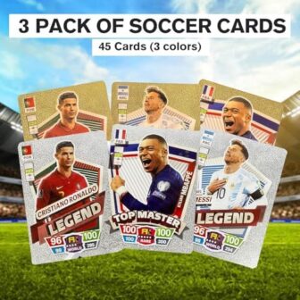 Soccer Trading Cards 2024-25 | 3 Packs - 45 Collec... - Image 3