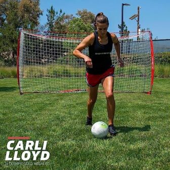 PowerNet Carli Lloyd Soccer Goal, Portable Net Col... - Image 9