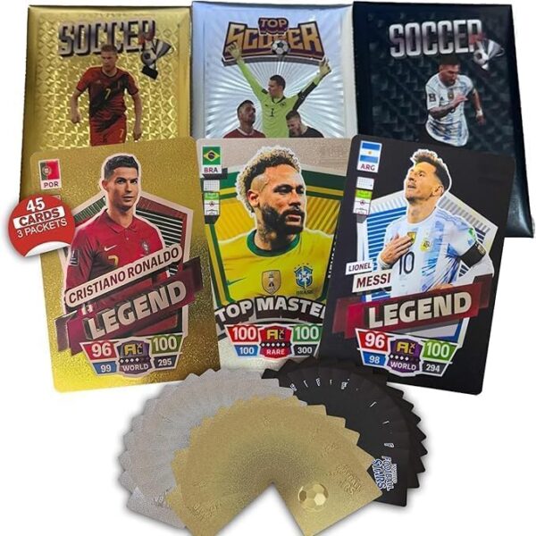 Soccer Trading Cards 2024-25 | 3 Packs - 45 Collec... - Image 2