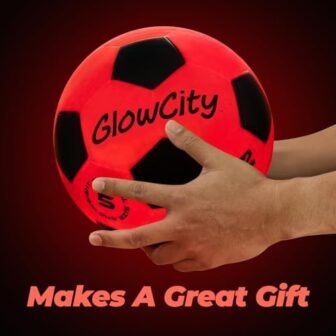 GlowCity Glow in The Dark Soccer Ball | Light Up I... - Image 8