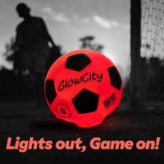 GlowCity Glow in The Dark Soccer Ball | Light Up I... - Image 9