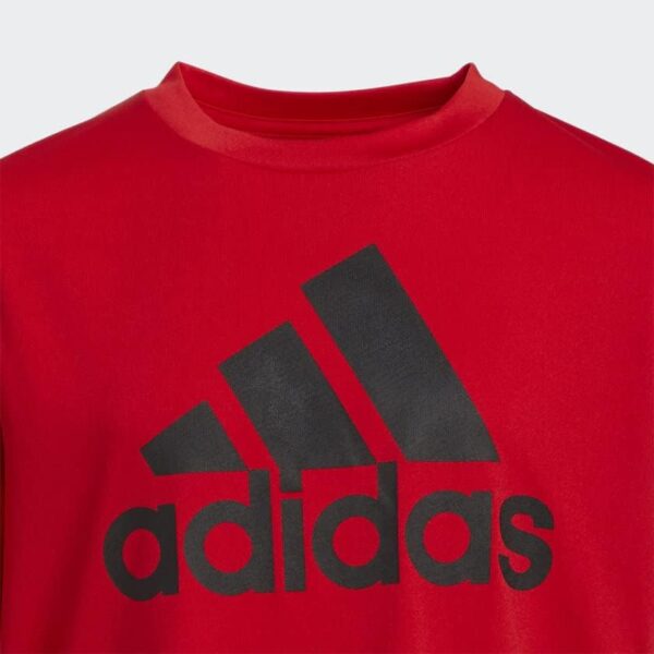 adidas Boys' Short Sleeve Aeroready Performance Lo... - Image 3