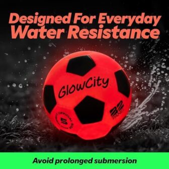 GlowCity Glow in The Dark Soccer Ball | Light Up I... - Image 4