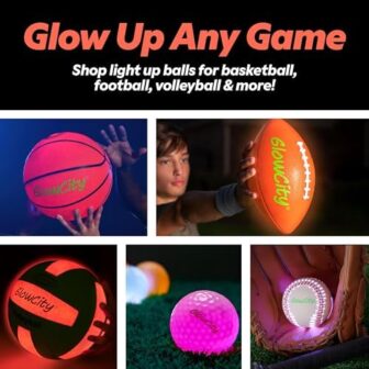 GlowCity Glow in The Dark Soccer Ball | Light Up I... - Image 10