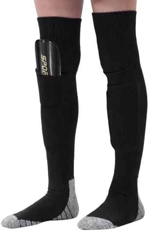 Youth Soccer Shin Guard Socks, Built-in Protective... - Image 2