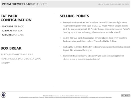 2021-22 Panini Prizm Premier League EPL Factory Se... - Image 3