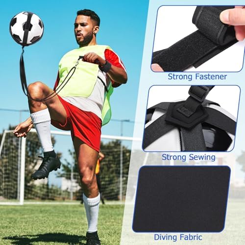 TOBWOLF Wrist Belt Solo Soccer Kick Trainer, Adjus... - Image 3