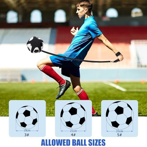 TOBWOLF Wrist Belt Solo Soccer Kick Trainer, Adjus... - Image 5