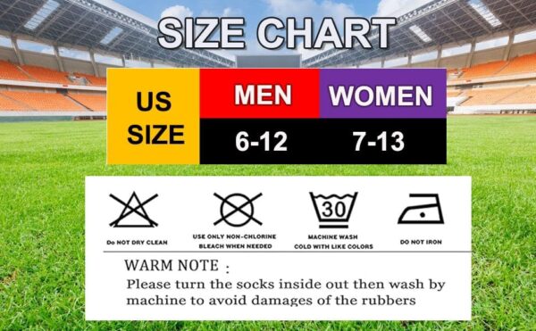 2 Set Anti-Slip Grip Soccer Socks with Shin Guard ... - Image 6