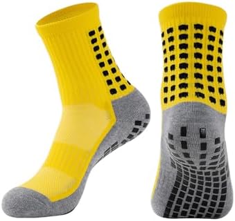 2 Set Anti-Slip Grip Soccer Socks with Shin Guard ... - Image 3
