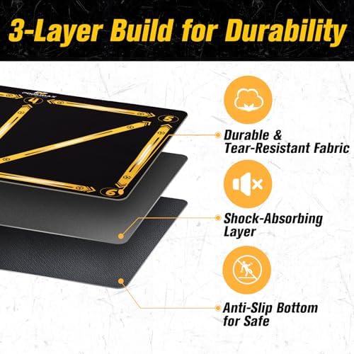 PodiuMax Soccer Training Mat, Football Training Ma... - Image 5