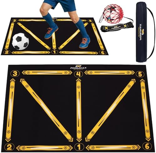 PodiuMax Soccer Training Mat, Football Training Ma... - Image 2