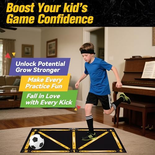 PodiuMax Soccer Training Mat, Football Training Ma... - Image 9