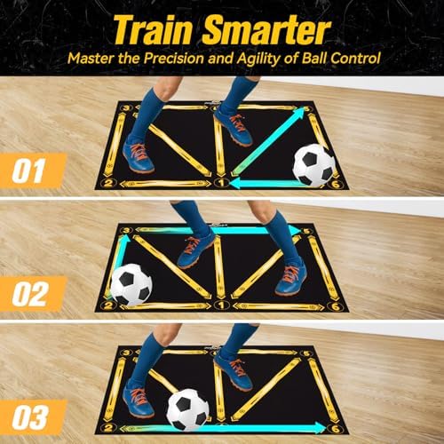PodiuMax Soccer Training Mat, Football Training Ma... - Image 3