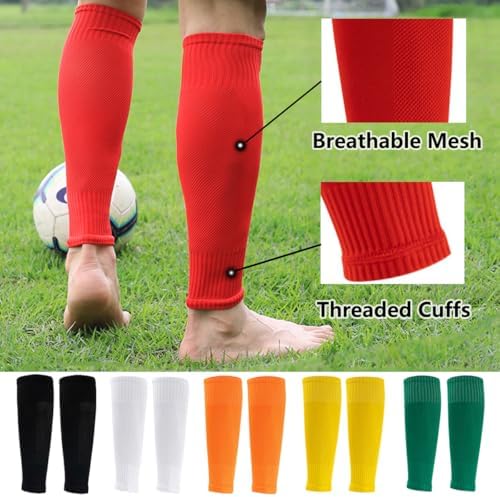 2 Set Anti-Slip Grip Soccer Socks with Shin Guard ... - Image 8