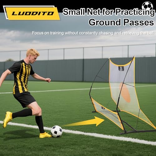 Soccer Rebounder Net, 2-in-1 Soccer Trainer, Socce... - Image 4