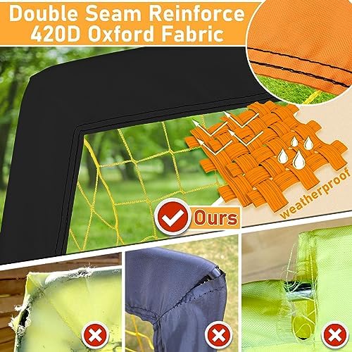 Happy Jump Soccer Goal 7'x5', 6.6‘x3.3', 5'x3.6', ... - Image 5