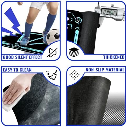 Soccer Training Mat with Adjustable Soccer Trainer... - Image 6