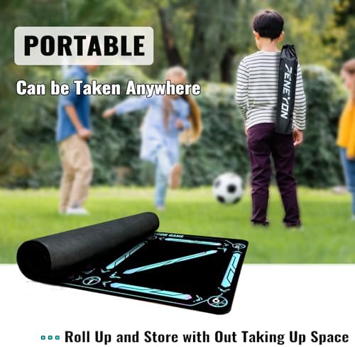 Soccer Training Mat with Adjustable Soccer Trainer... - Image 8