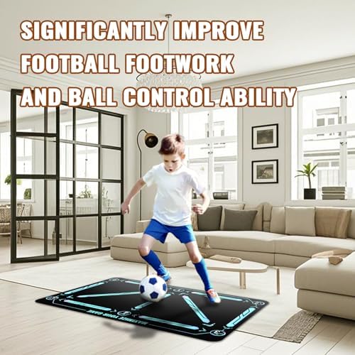 Soccer Training Mat with Adjustable Soccer Trainer... - Image 3
