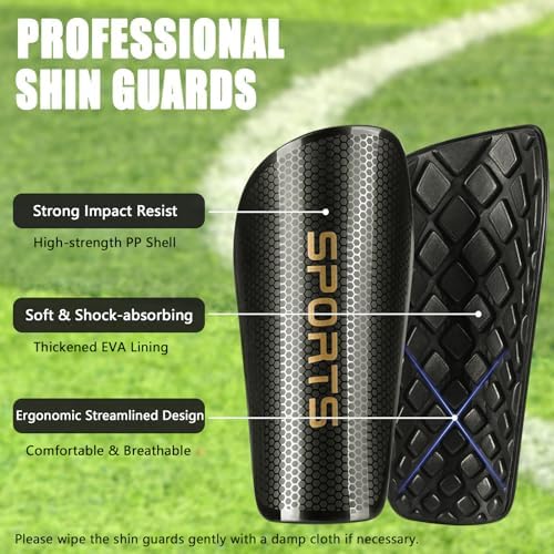 Soccer Shin Guards for Kids Adults, Toddler Shin P... - Image 4