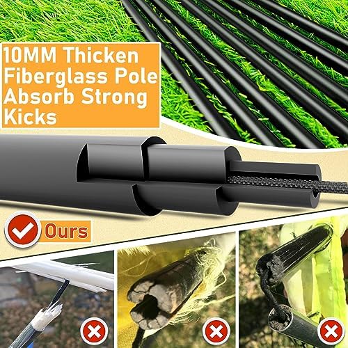 Happy Jump Soccer Goal 7'x5', 6.6‘x3.3', 5'x3.6', ... - Image 6